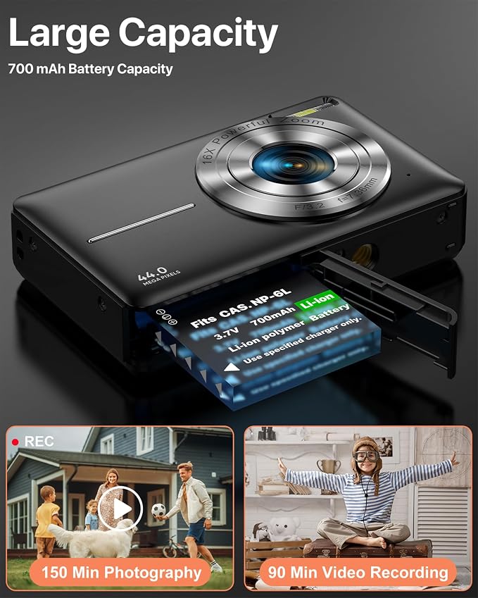 Digital Camera, Latest FHD 1080P Digital Camera