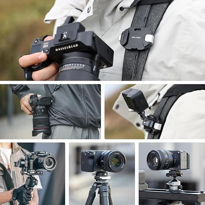 ULANZI F38 Camera Backpack Strap Base Mount Clip Quick Release