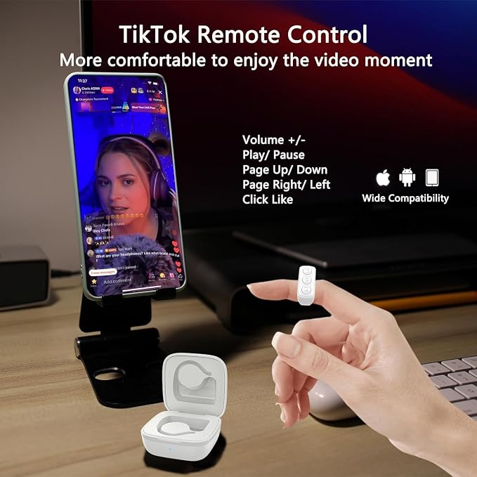 TikTok Remote Control for TikTok, TikTok Scrolling Ring