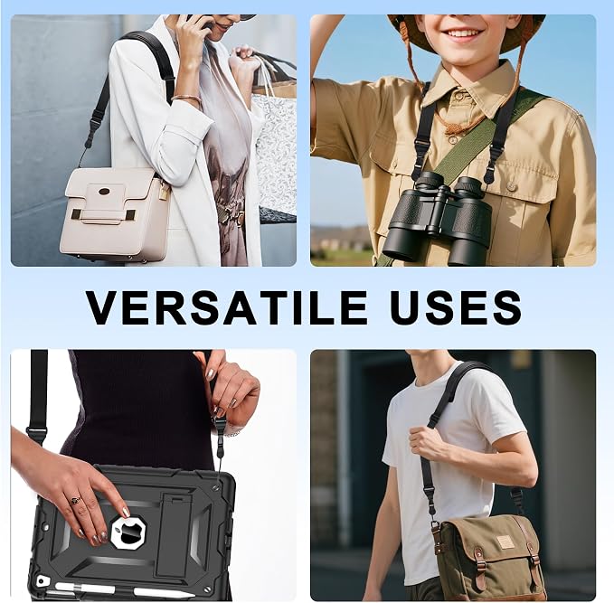 TIMISM Shoulder Strap, 59 inch Adjustable Removable Shoulder Straps, Sturdy