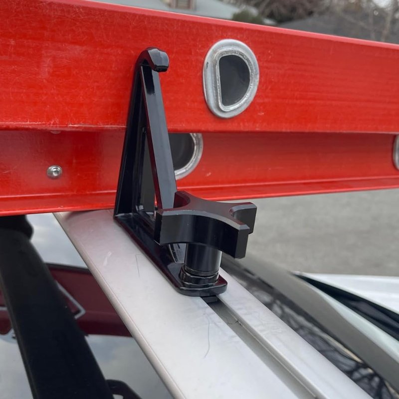 Trucktok Load Stops Replacement for T-Slot Truck Cross Bar Heavy Duty Ladder Firewood Skis Snowboard Kayak Most Truck Bed Rails Rack Systems（ 4 Pack）