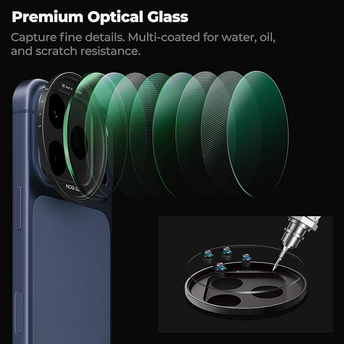 K&F CONCEPT FA301 Snap-On ND2-32 Filter