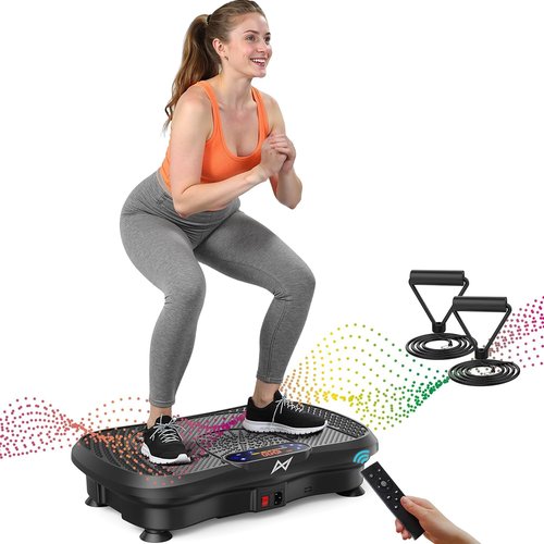 AXV Vibration Plate - Full Body Fitness Machine for Weight Loss | Home & Gym Exercise Equipment