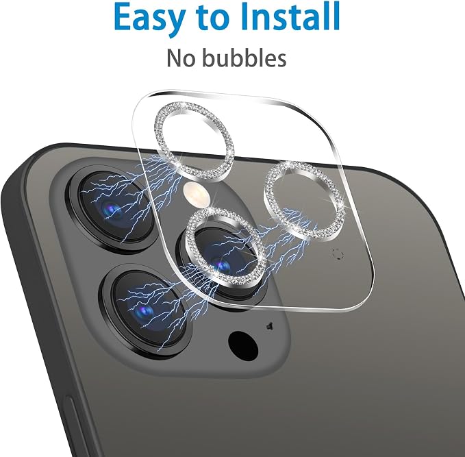 3 Pack Dengduoduo Tempered Glass Camera Lens Protector