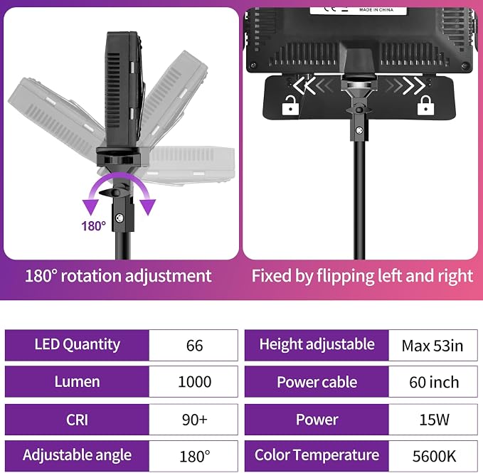 EMART LED Photography Lighting, Studio Light