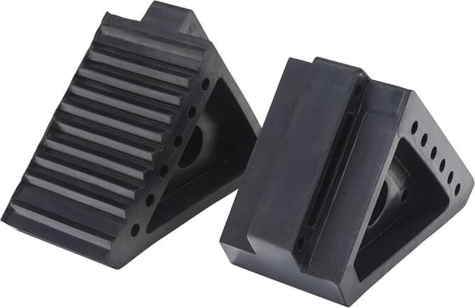 A20014 Arcan Solid Rubber Wheel Chocks