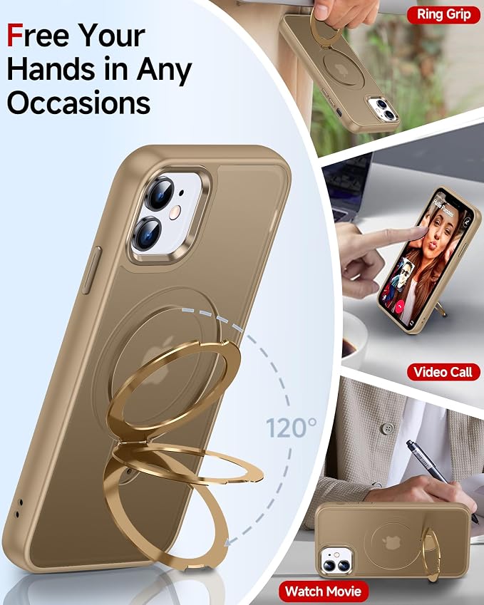 LeYi for iPhone-11 Case Gold,