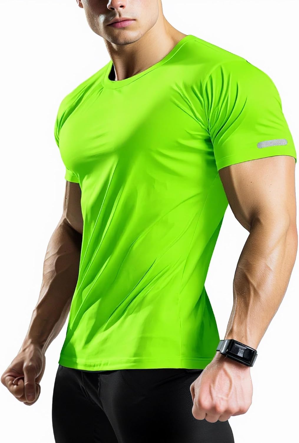 Skiennix Men's Workout Shirts - Fitted Quick-Dry Athletic Tee for Running | Moisture-Wicking Design