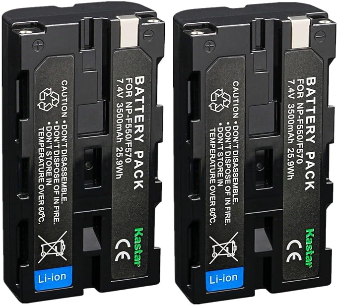 Kastar NP-F580 Battery 7.4V 3500mAh Replacement