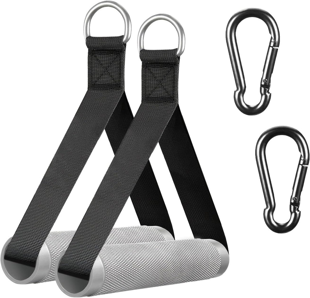 Skiennix Heavy-Duty Exercise Handles - Durable Aluminum Alloy for Cable Machines | 2-Pack