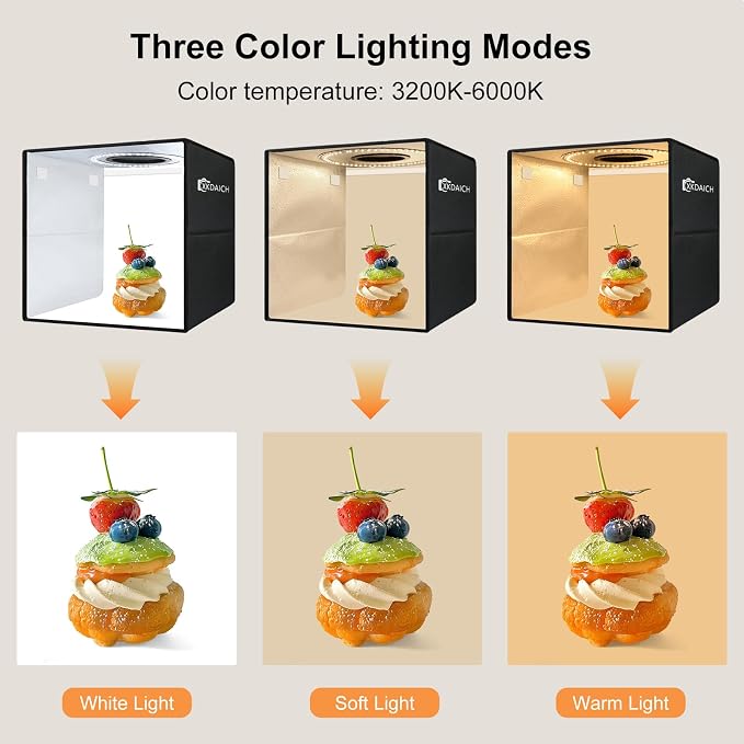 12x12 Inch Portable Folding Photo Studio Box