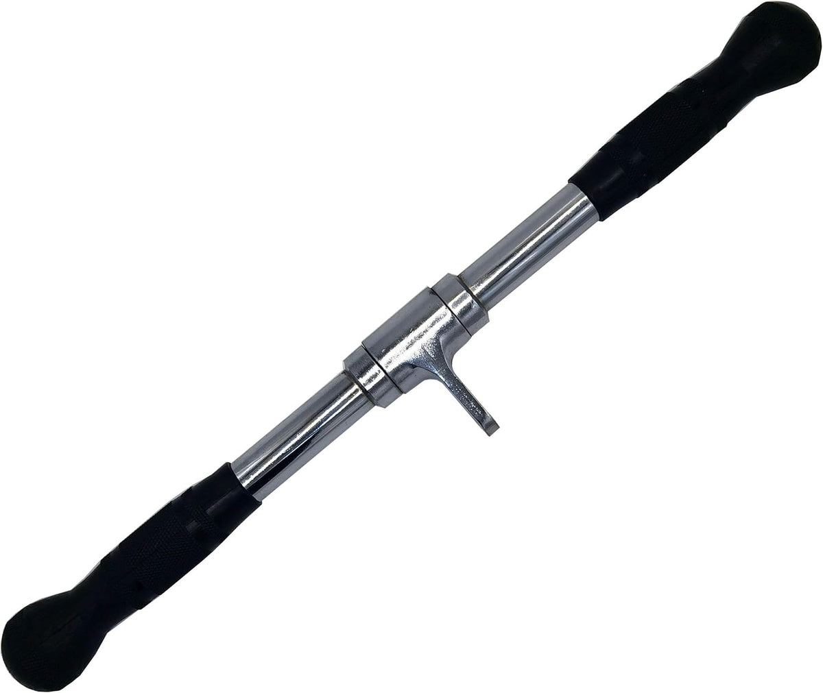 Wide Grip LAT Pull Down Bar - Chrome Plated Steel Cable Attachment for Home Gym | 880lb Capacity