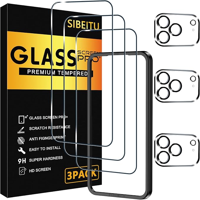 SIBEITU 3 Pack Screen Protector