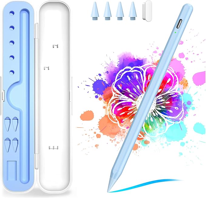 Stylus Pen for iPad A16/10th/9th Generation, 10Mins Fast Charge for Apple