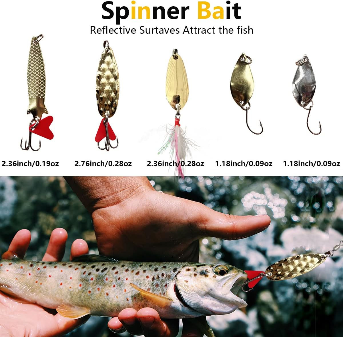 Skiennix Fishing Lures Kit - Complete Tackle Set with Crankbaits, Topwater Lures & Jigs | Ideal for Bass & Trout