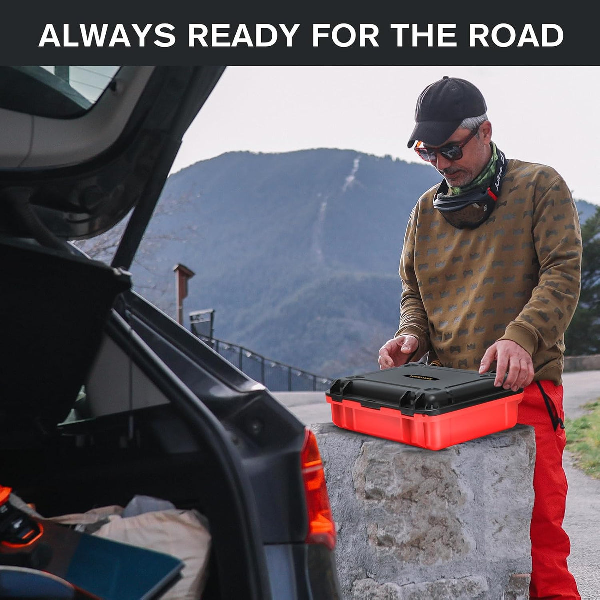 Hard Case for NOCO Boost X GBX155 - Portable Car Battery Jump Starter Hard Shell Case: Waterproof Travel Carrying Storage Box for NOCO Boost X GBX155 UltraSafe Jump Starter - RV Trips & Highway Travel