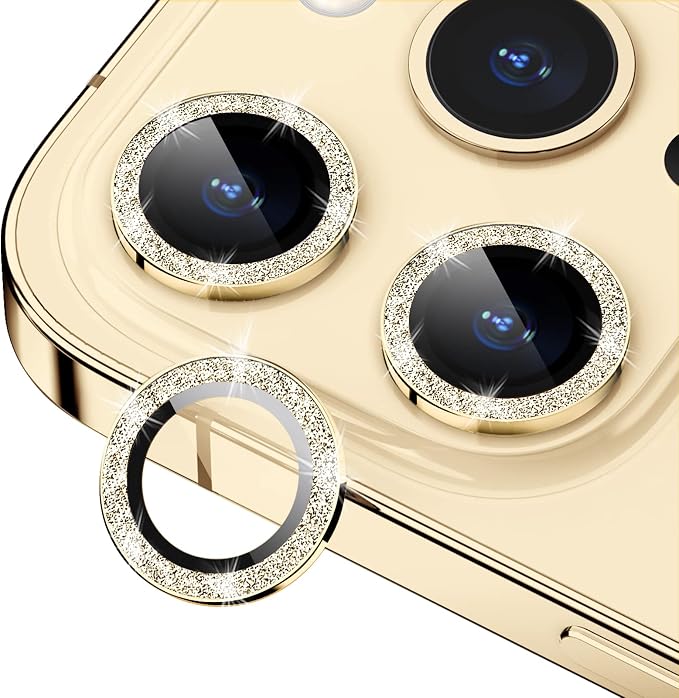 for iPhone 14 Pro/14 Pro Max Camera Lens Protector Bling, 9H Hardness
