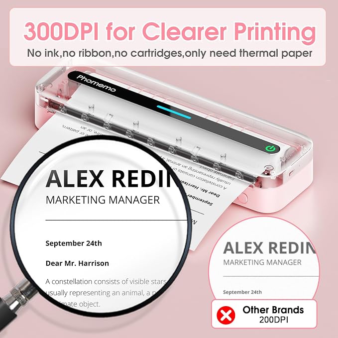 Phomemo M832 Portable Printers Wireless