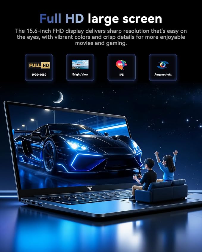 Laptop with Windows11,24GB DDR5 512GB SSD,Intel i5 Processor (Up to 4.5GHZ) | 15.6 inch Laptop Computer,12C/16T,WiFi 6, Webcam,Intel Iris Xe Graphics,High Performance Laptops for Student,Business