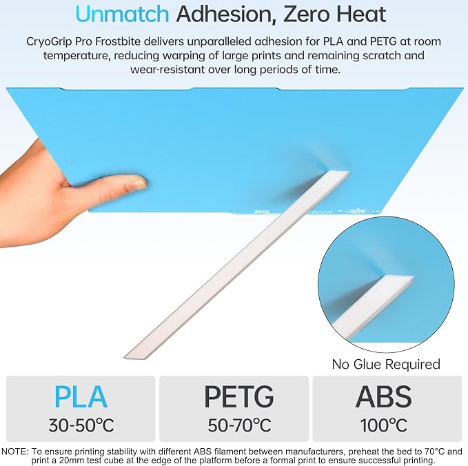 BIQU CryoGrip Pro Frostbite for Kobra 3 Combo 3D Printer 250x250mm Cold Build