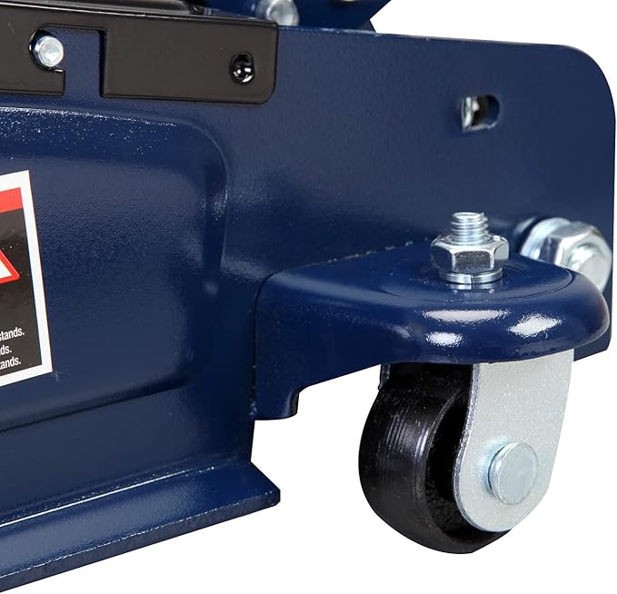 Big RED 2.5 Ton (5,000 lb) Low Profile Hydraulic Trolly Jack, Blue, AT825051UR