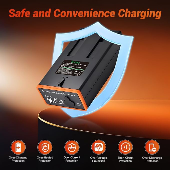 Tectra 2-Pack Rechargeable Battery