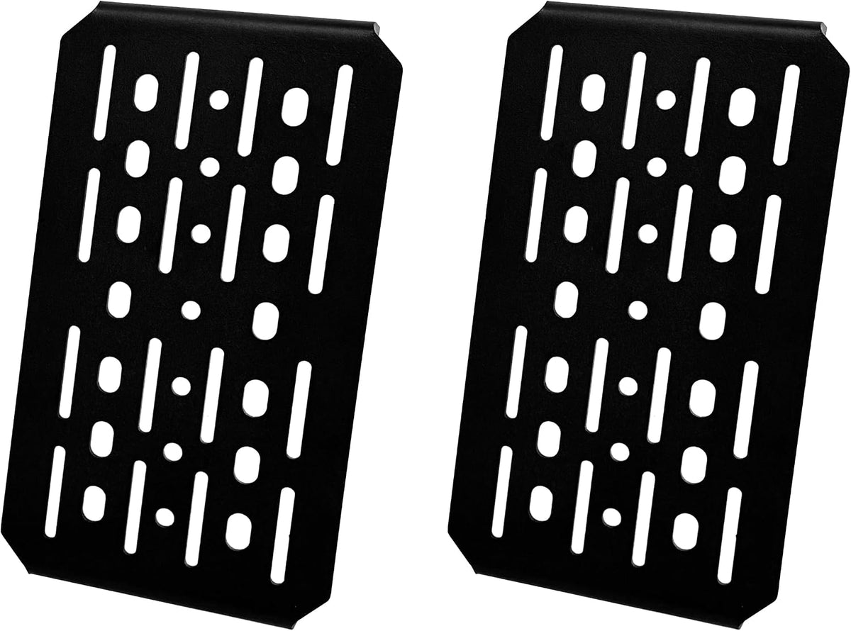 Just-V Truck Bed Rail Side Mount Holder for Toyota Tacoma 2005-2026, for Toyota Tundra 2007-2026, 2Pcs Bed Rail Modular Accessories Mount for Shovels, Axes, Bike, Recovery Plates, Fuel Tanks
