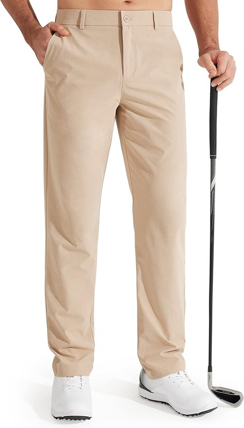 Libin Men's Golf Pants - Stretch Quick-Dry Casual Trousers with Pockets | Lightweight & Comfy (30"/32"/34")