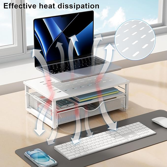 gianotter Computer Monitor Stand Riser, office organizer