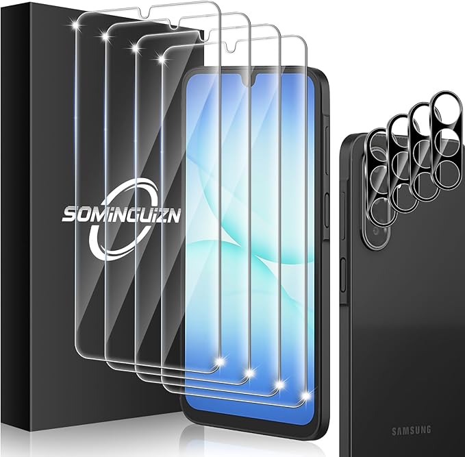 4+4 Pack for Samsung Galaxy A17 5G Screen Protector & Phone Camera Lens
