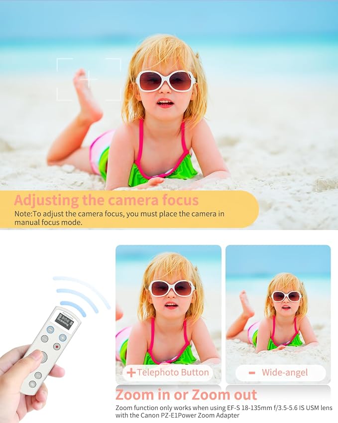 Hanpusen Rechargeable Camera Remote Control
