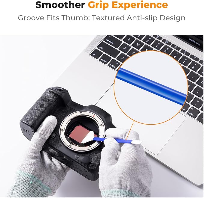 K&F CONCEPT 2-1 24mm Full Frame Sensor Cleaning Swab, Viewfinder Cleaning Swab