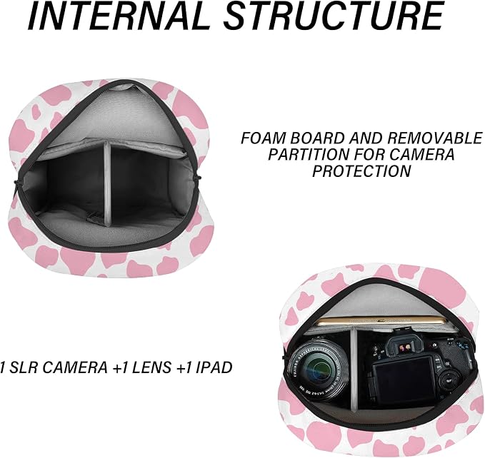 Cute Small Camera Bag with Photographer Camera Sling Bag Waterproof Dslr Camera