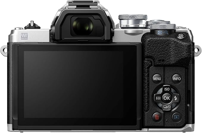 OM SYSTEM Olympus E-M10 Mark IV Silver Micro Four Thirds System Camera 20MP