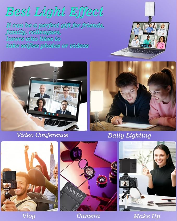 60 LED Portable Selfie Light Video Conference Lighting