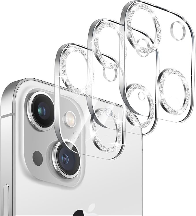 3 Pack Dengduoduo Tempered Glass Camera Lens Protector