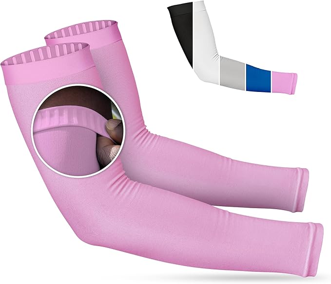 SportsTrail Cooling Arm Sleeves for Men & Women – Breathable, UV Sun Protection, Sports Arm Sleeves for Women, Men & Youth