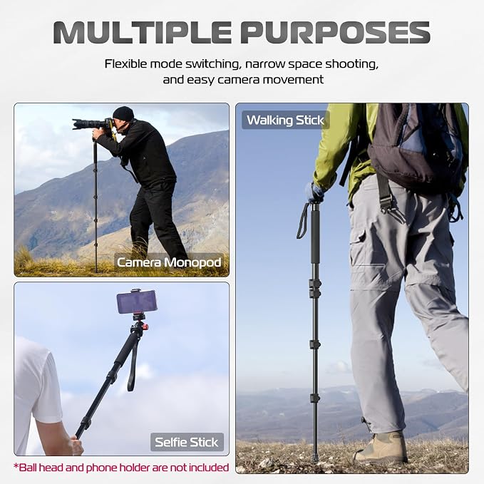 ULANZI TB12 61-Inch Camera Monopod