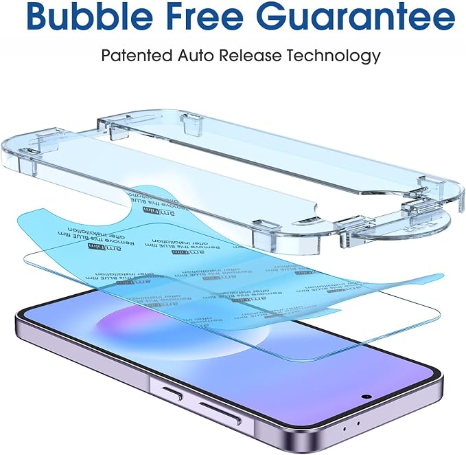 amFilm Auto-Alignment OneTouch for Samsung Galaxy A57 5G 6.7" Screen Protector
