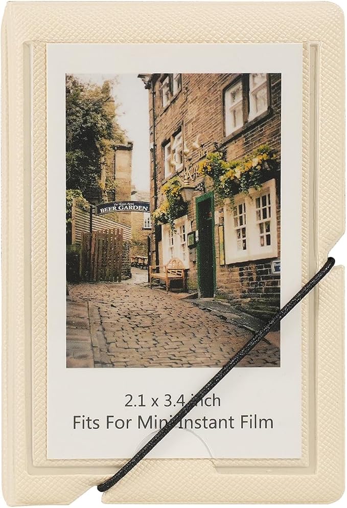 Mini Photo Album Holds 28 Pockets 2x3 Inch Pictures Fits