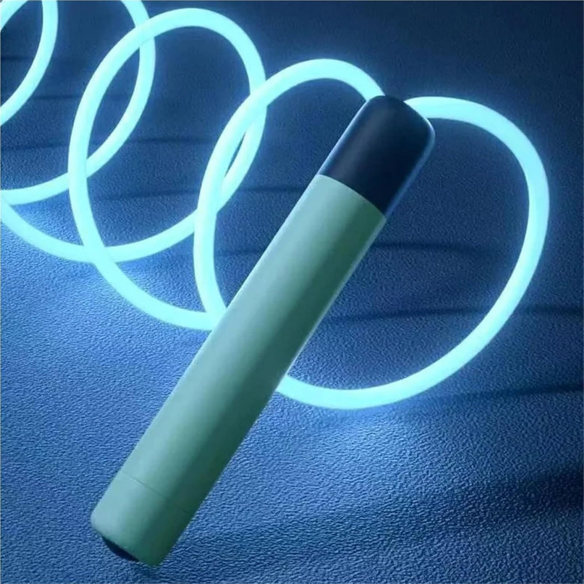 Skiennix LED Night Glow Jump Rope - Adjustable Glowing Skipping Rope for Adults | Portable Fitness Equipment