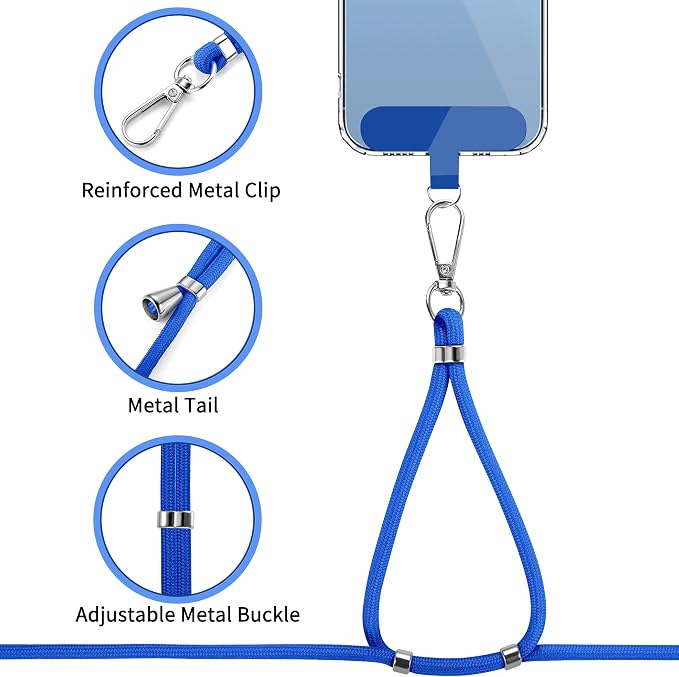 CACOE Phone Lanyard 2 Pcs-1 Pcs Adjustable Neck Strap, Universal Crossbody