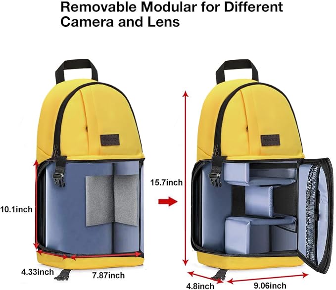 MOSISO Camera Sling Bag, DSLR/SLR/Mirrorless Camera Case Shockproof Photography