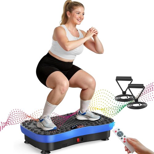 AXV Vibration Plate - Full Body Fitness Machine for Lymphatic Drainage & Weight Loss | Shaker Gym Pad