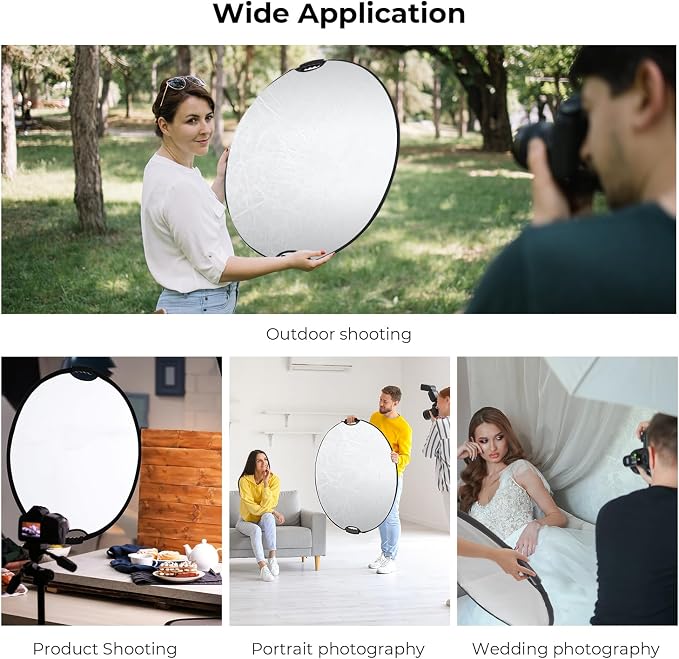 K&F CONCEPT 43''/110cm 5-in-1 Light Reflector