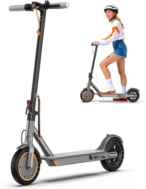 NAVIC Electric Scooter - Dual Suspension, 350W/500W Motor, 19/22 Mph, Foldable Design, 8.5”/10" Tires