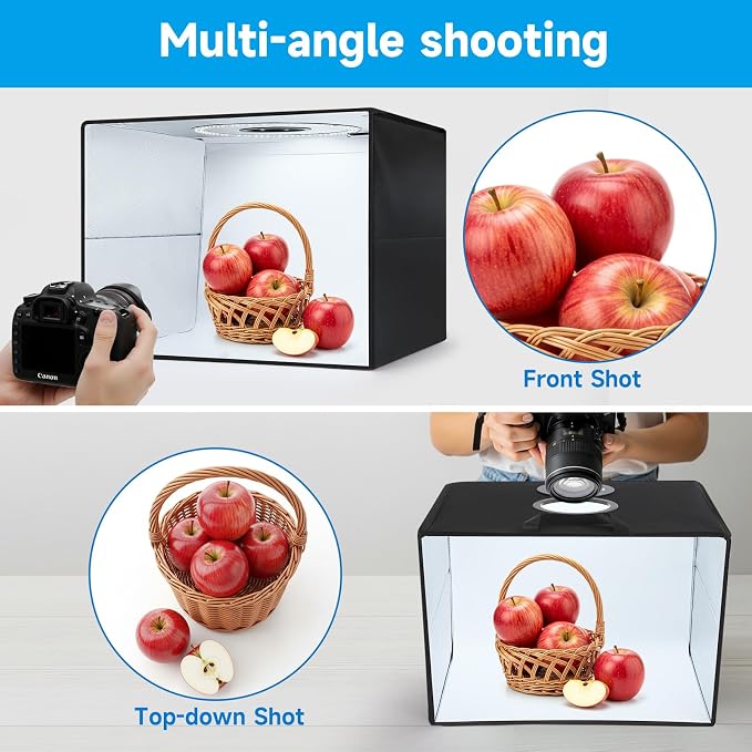 Photo Studio Box, 50cmx40cmx40cm Folding Lightbox