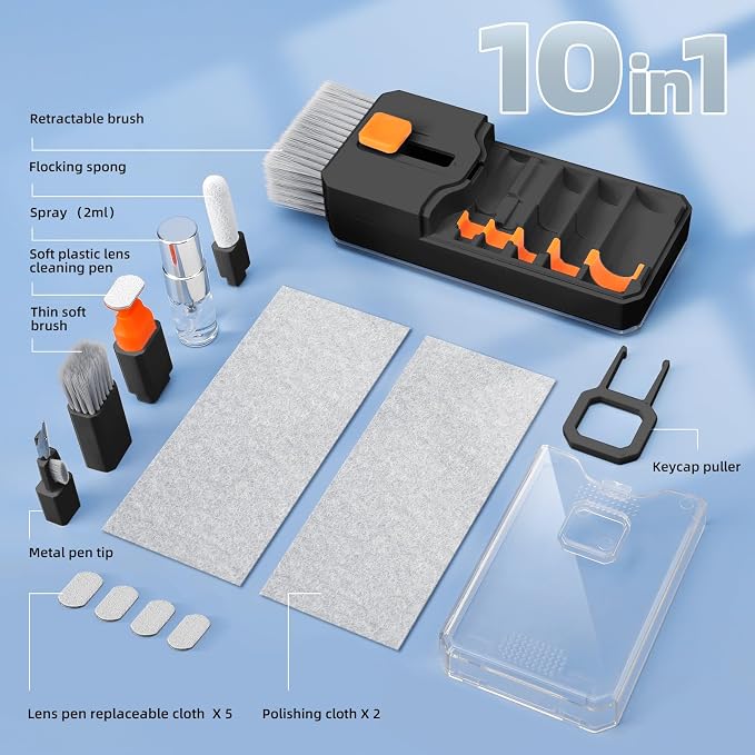 Ordilend All-in-1 Keyboard Cleaner and Laptop Cleaning Kit