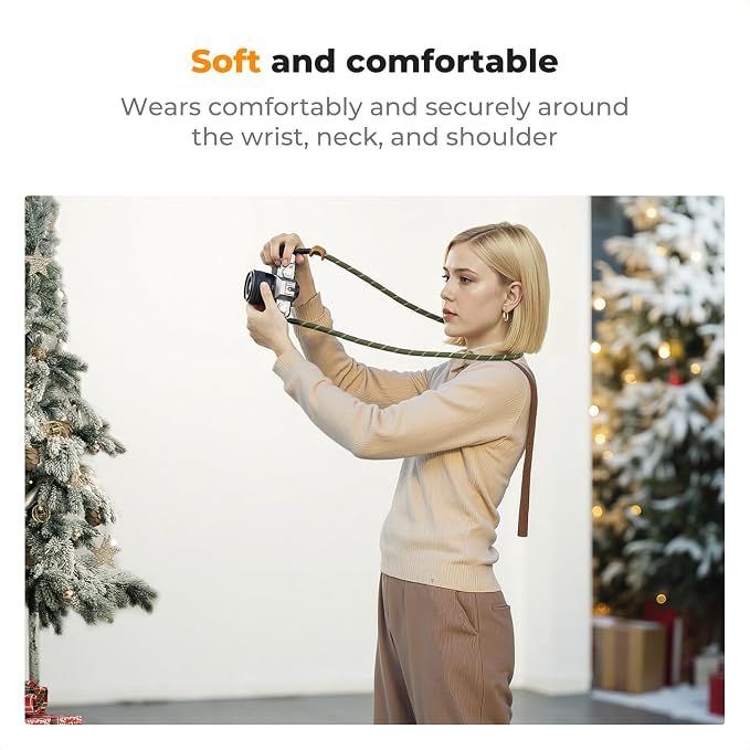 K&F CONCEPT Camera Neck Strap, 100cm Nylon Rope Camera Shoulder Strap
