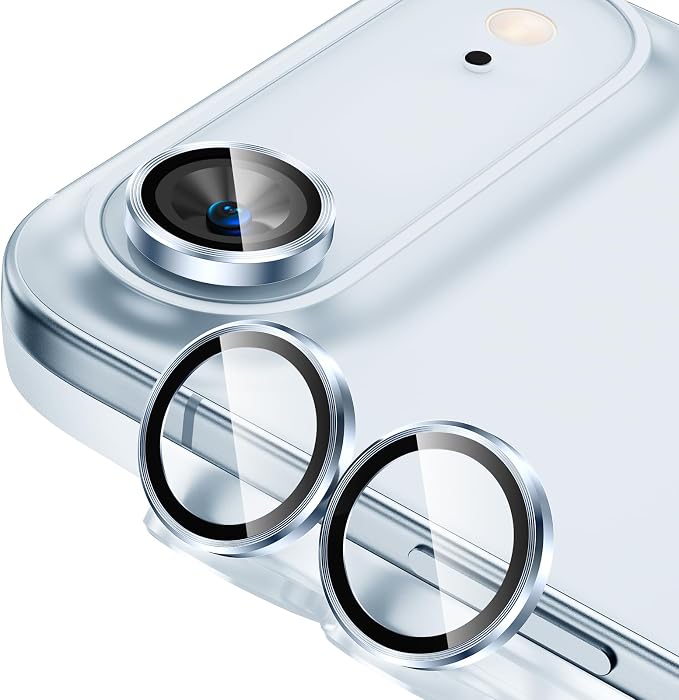 Tensea 2Pack for iPhone 17 Air Camera Lens Protector, 9H Tempered Glass Camera